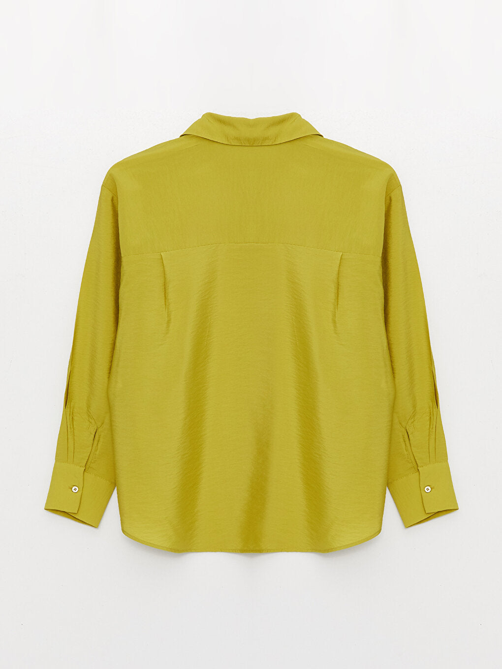 Plain Long Sleeve Oversize Women's Shirt