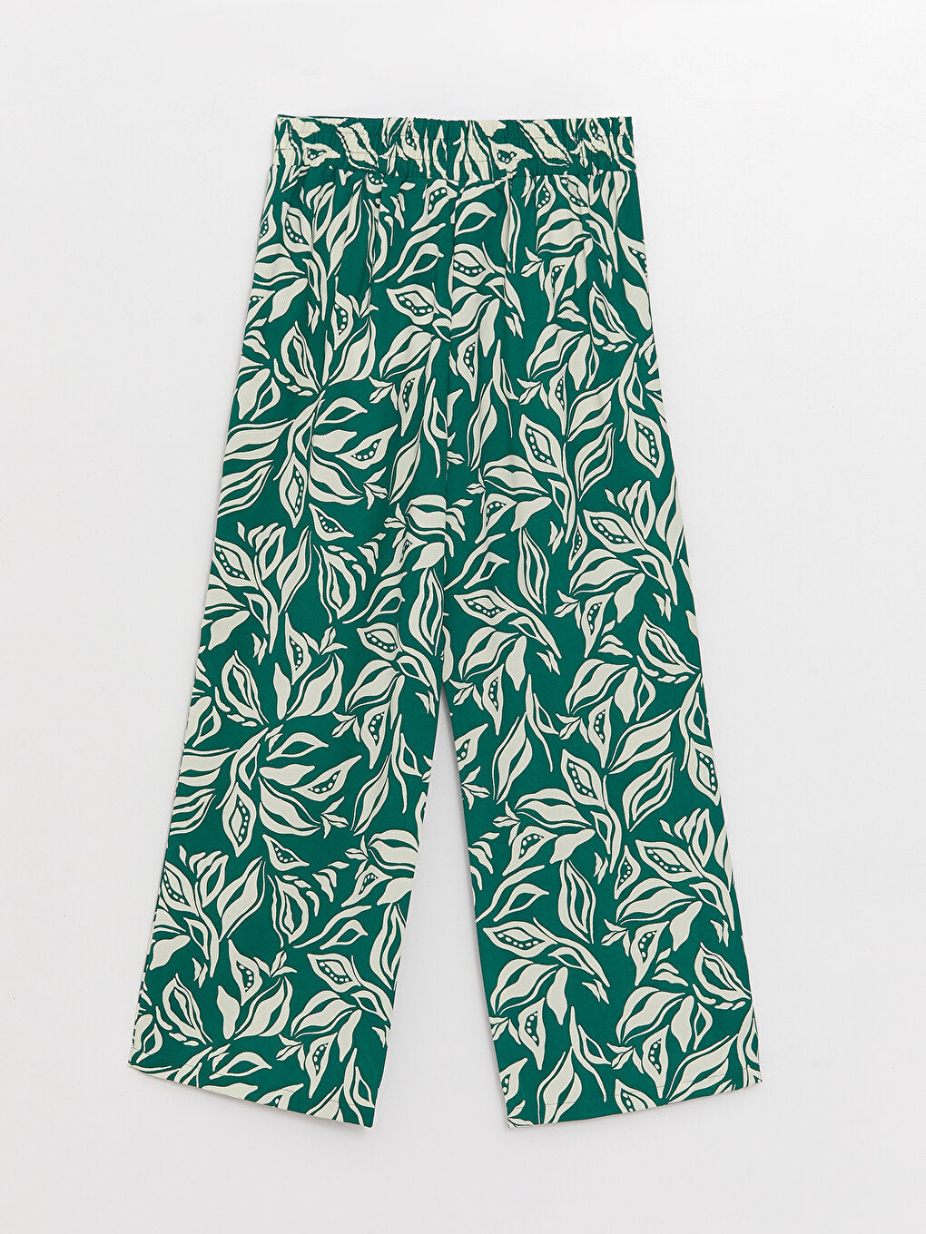 Comfortable Pattern Patterned Women's Trousers with Elastic Waist