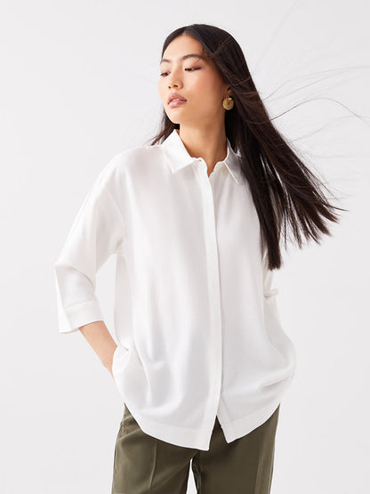 Plain Oversize Women's Shirt