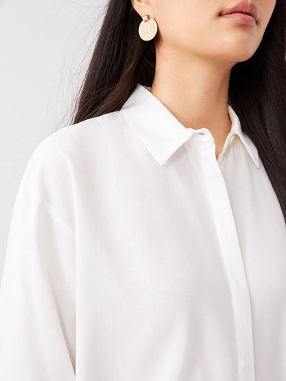 Plain Oversize Women's Shirt