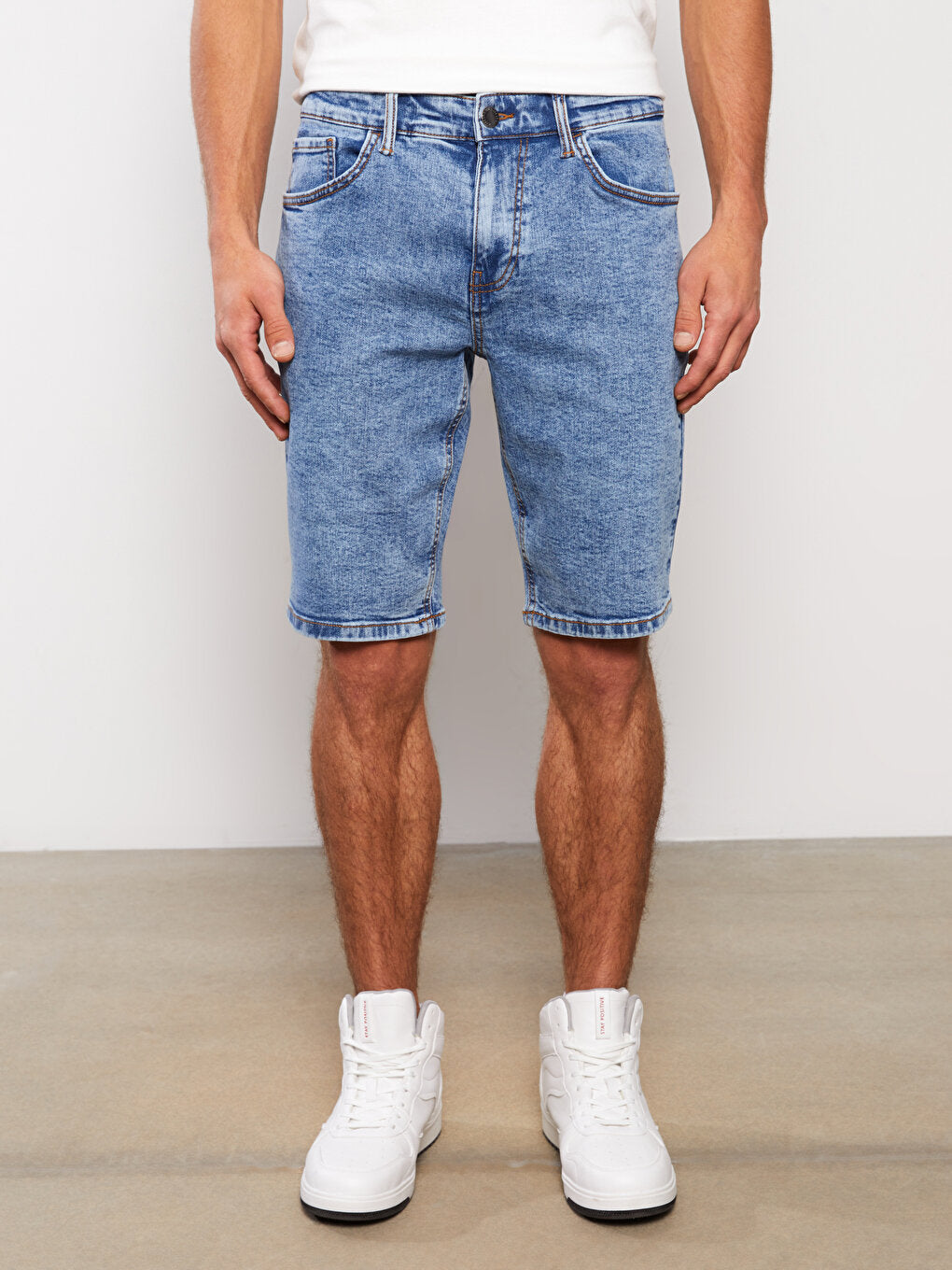 Slim Fit Men's Jean Shorts