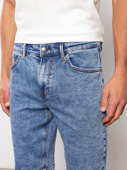 Slim Fit Men's Jean Shorts