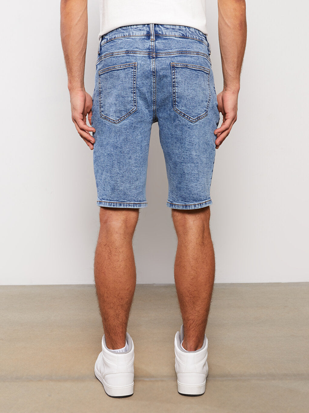 Slim Fit Men's Jean Shorts