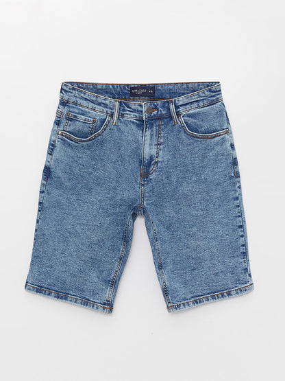 Slim Fit Men's Jean Shorts