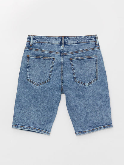 Slim Fit Men's Jean Shorts