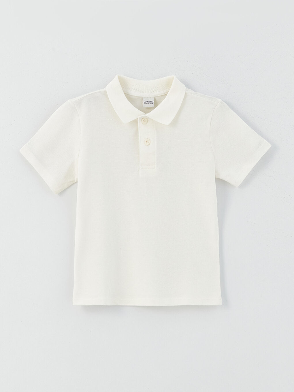 Polo Neck Basic Short Sleeve Boy's T-Shirt