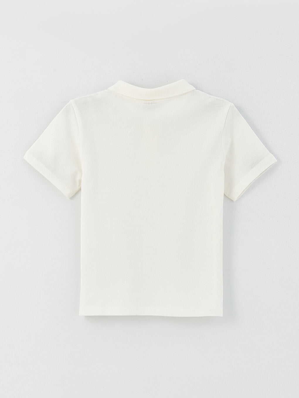 Polo Neck Basic Short Sleeve Boy's T-Shirt