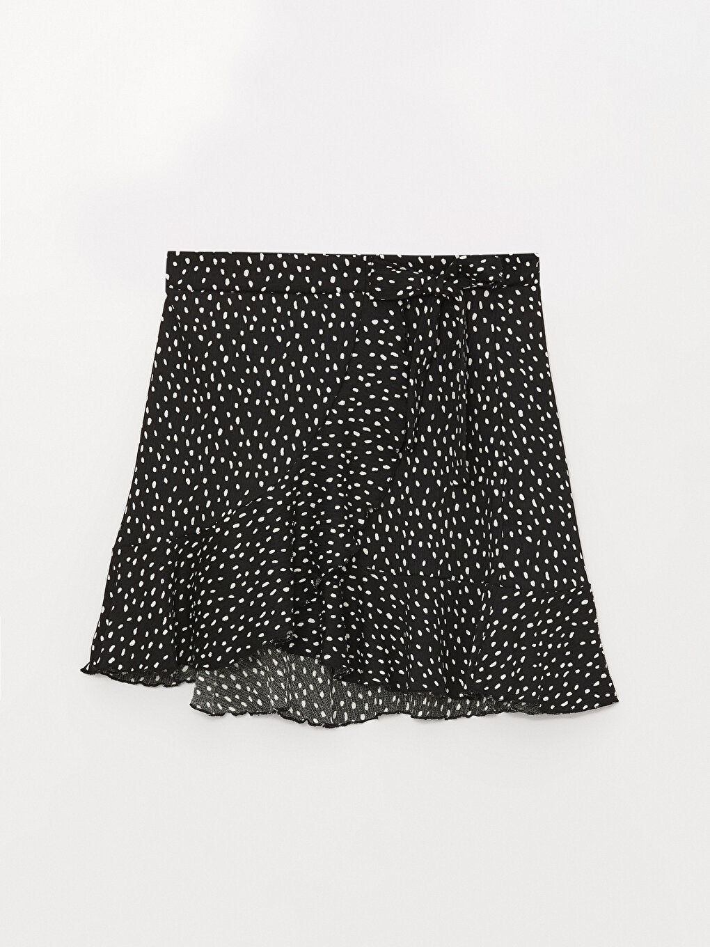 Patterned Women's Skirt with Elastic Waist