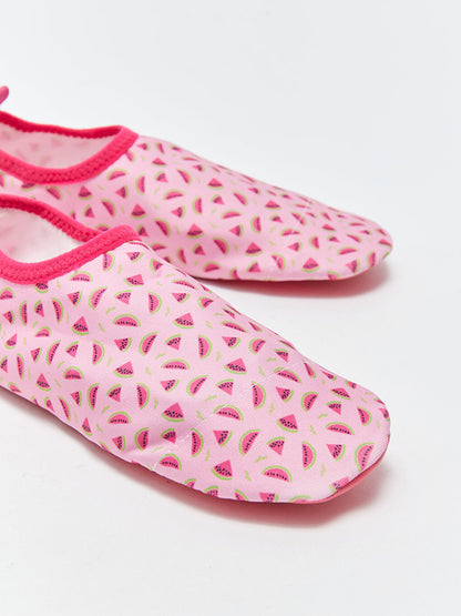 Printed Girl's Sea Shoes