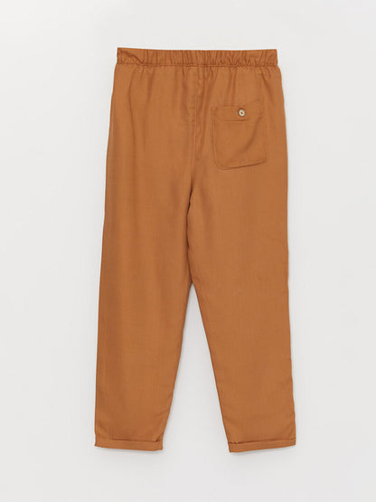 Comfortable Fit Elastic Waist Boy's Trousers