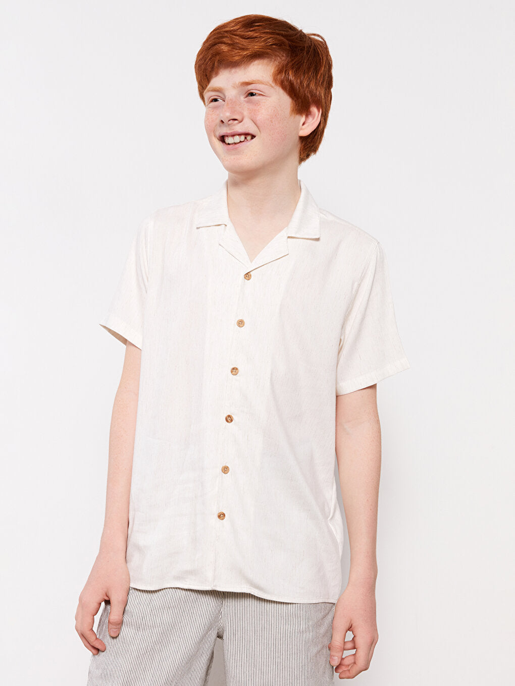 Basic Short Sleeve Boy's Shirt