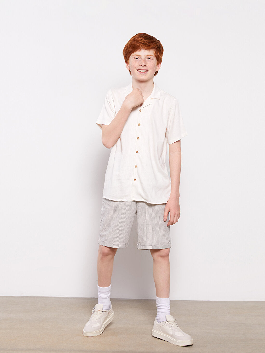 Basic Short Sleeve Boy's Shirt