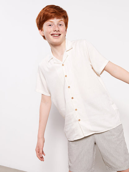 Basic Short Sleeve Boy's Shirt