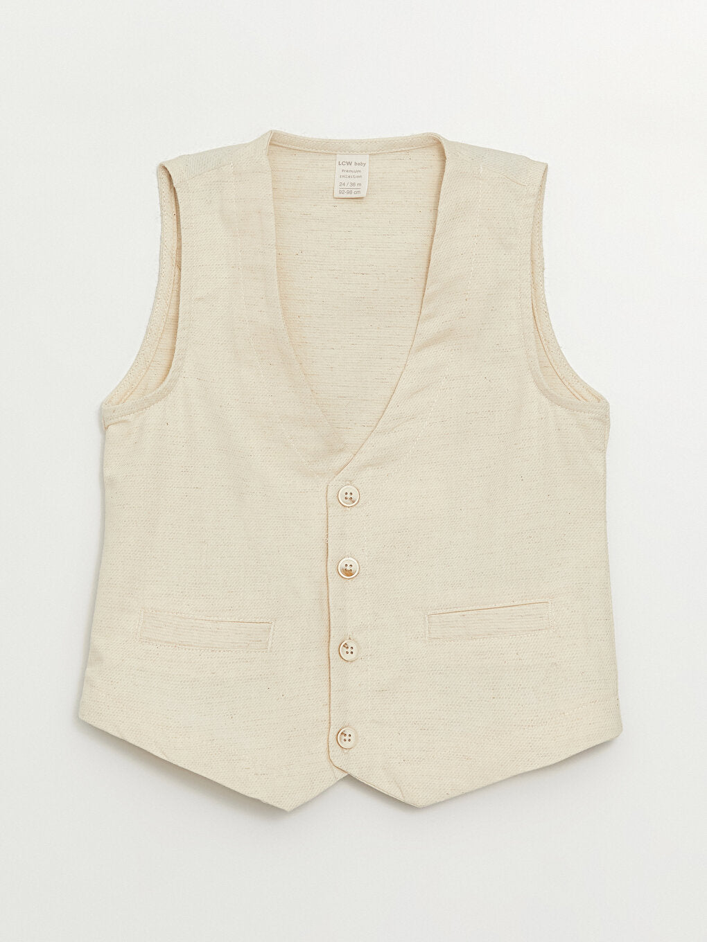 Self Patterned Baby Boy Vest