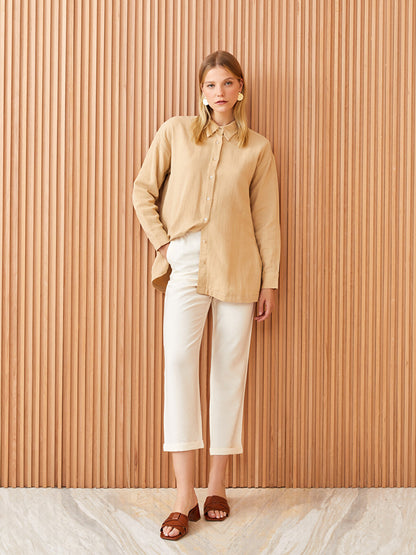 Women's Carrot Cut Straight Trousers