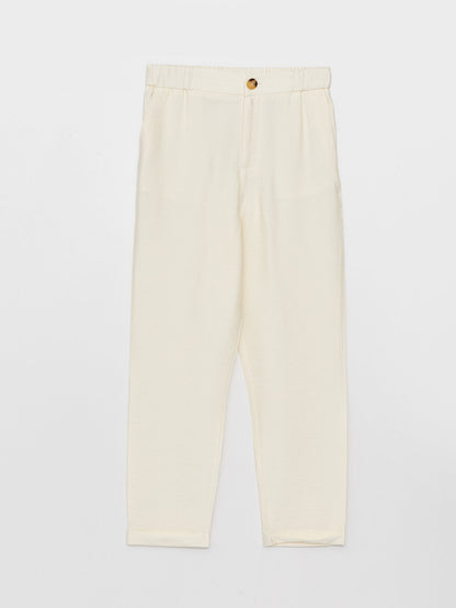 Women's Carrot Cut Straight Trousers