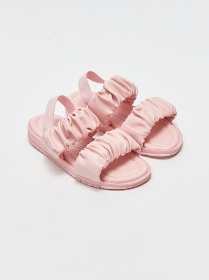 Girls' Slippers with Drawstring