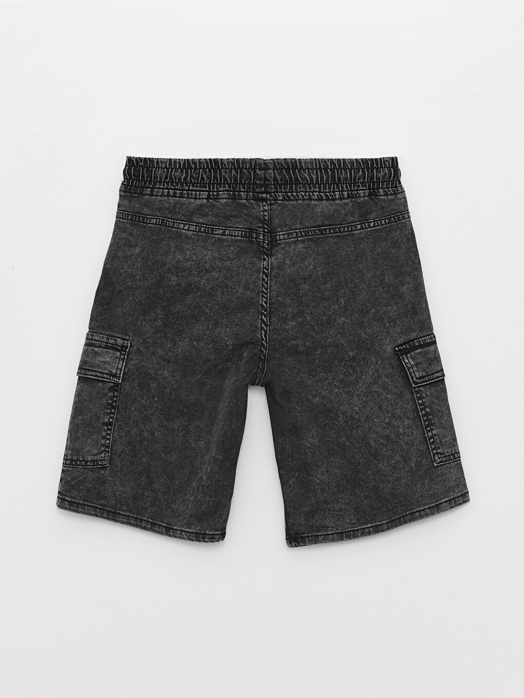 Elastic Waist Boy Jean Shorts