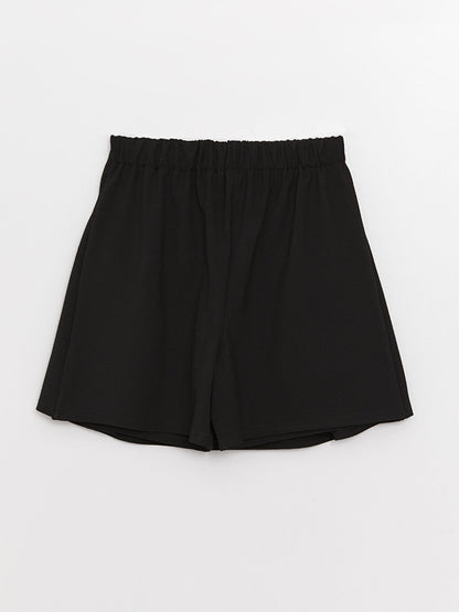 Girl's Short Skirt with Elastic Waist