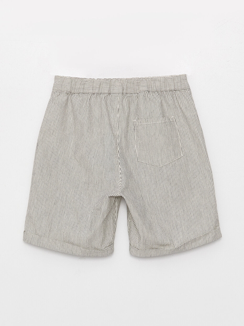 Striped Boy Shorts with Elastic Waist