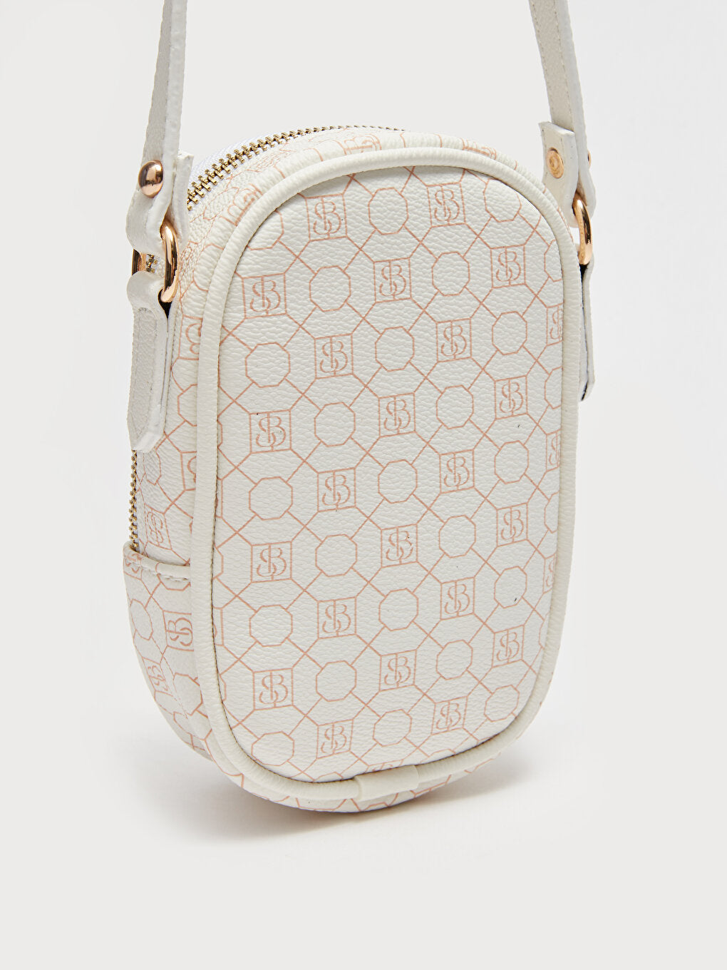 Leather Look Patterned Women's Crossbody Bag