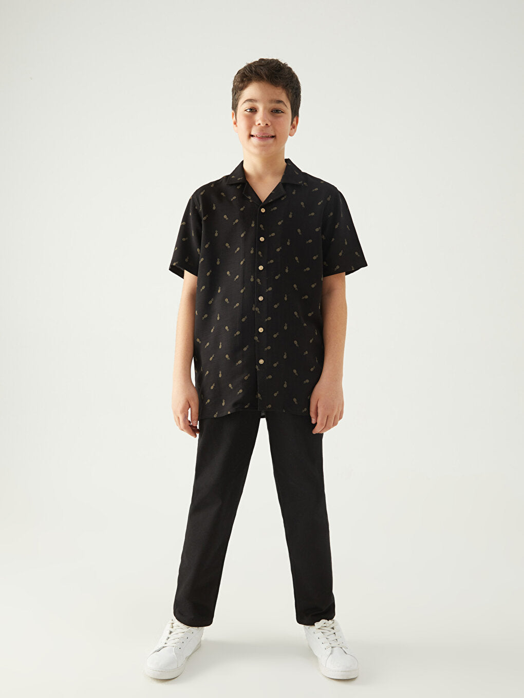 Basic Gabardine Boy's Trousers