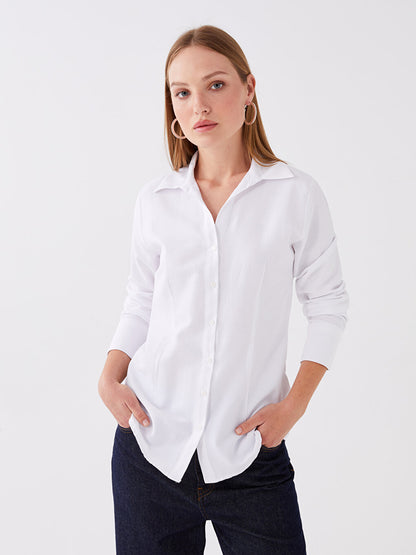 Plain Long Sleeve Women's Shirt