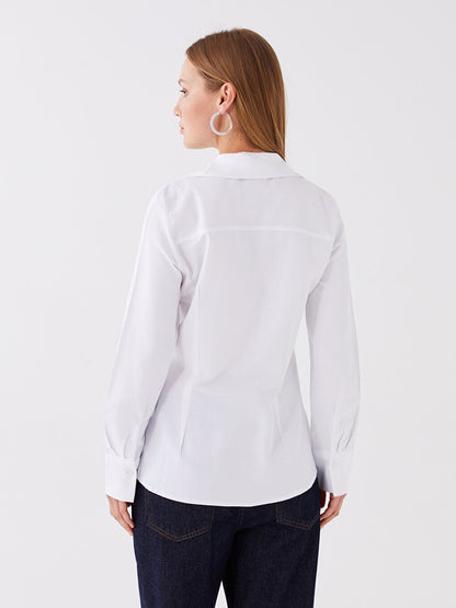 Plain Long Sleeve Women's Shirt