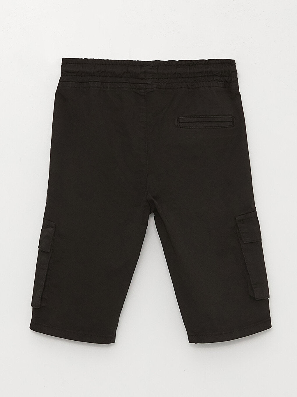 Basic Boy's Cargo Shorts with Elastic Waist