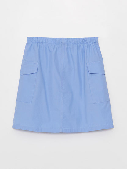 Girls' Skirt with Elastic Waist