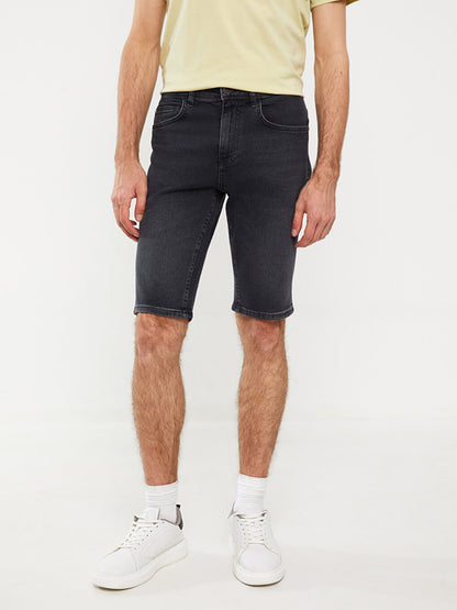 Standard Fit Men's Jean Shorts