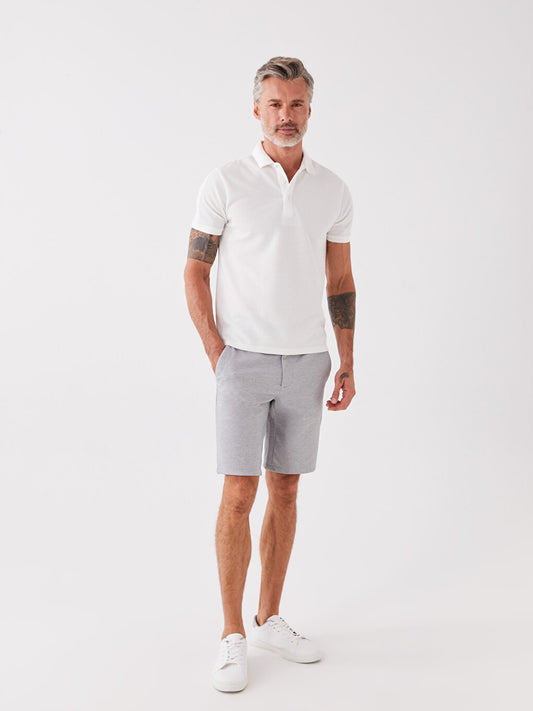 Standard Fit Men's Bermuda Shorts