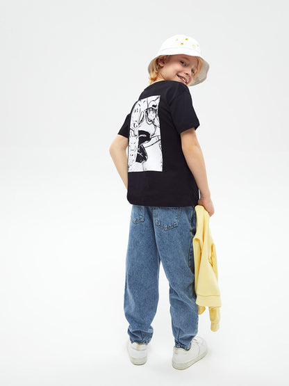 Comfortable Crew Neck Printed Boy's T-Shirt