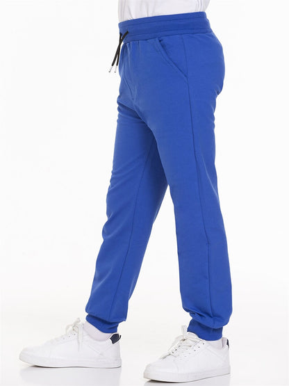 Basic Boy's Jogger Sweatpants with Elastic Waist