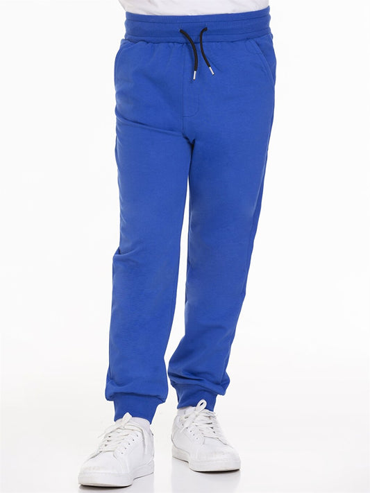 Basic Boy's Jogger Sweatpants with Elastic Waist