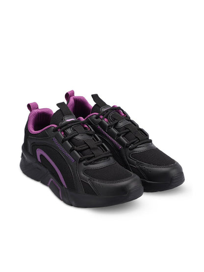 Color Blocked Lace-up Women's Active Sneakers