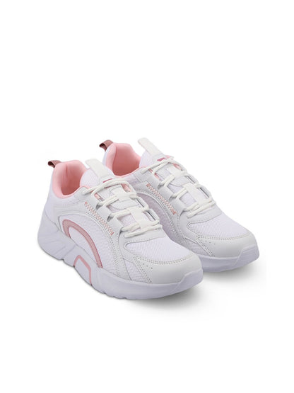 Color Blocked Lace-up Women's Active Sneakers