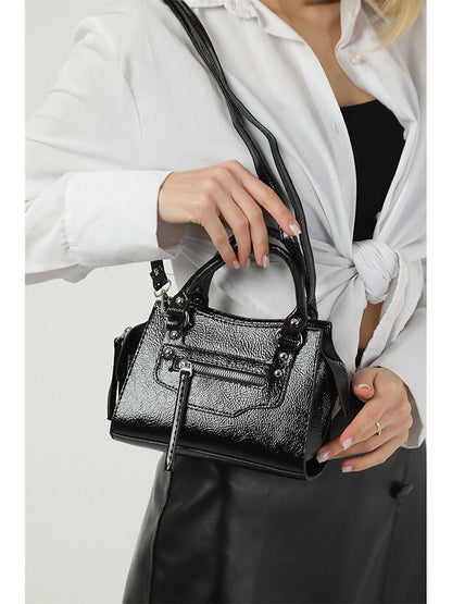 Leather Look Women's Shoulder Bag