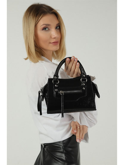 Leather Look Women's Shoulder Bag