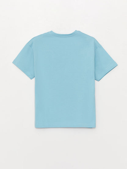 Comfortable Crew Neck Printed Boy's T-Shirt