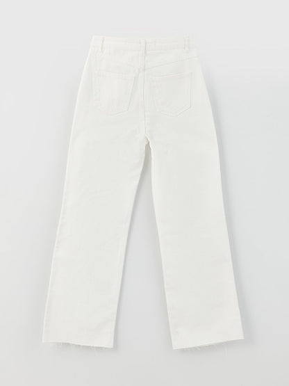 Wideleg Women's Jean Trousers