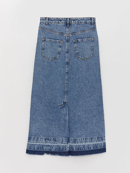 Standard Fit Women's Jean Skirt