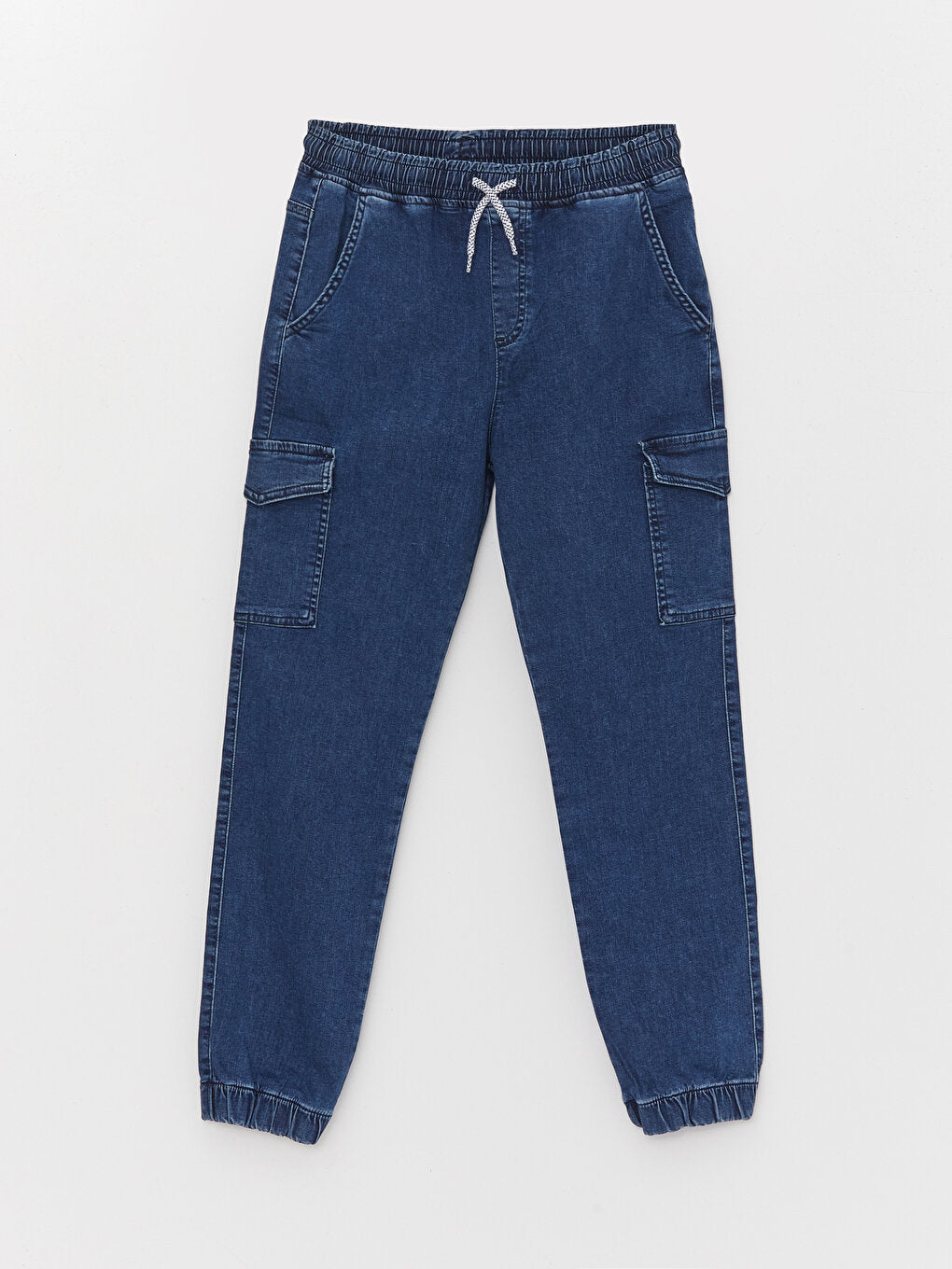 Elastic Waist Boy Jogger Jean Trousers