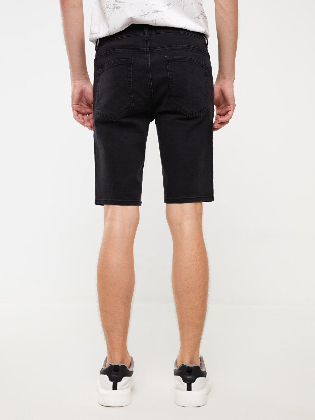 Skinny Fit Men's Jean Shorts