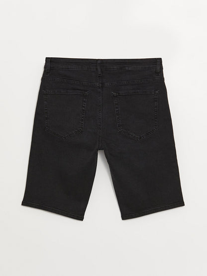 Skinny Fit Men's Jean Shorts