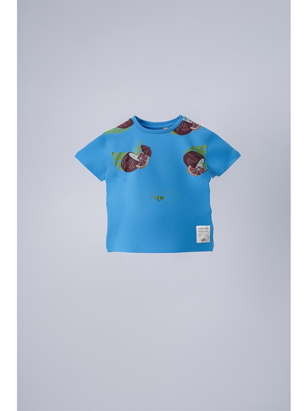 Crew Neck Printed Short Sleeve Unisex Children's T-Shirt