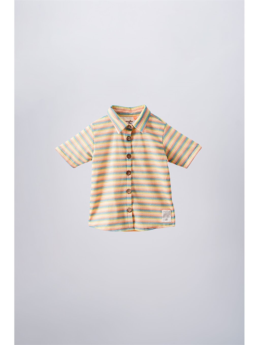 Patterned Short Sleeve Boy's Shirt