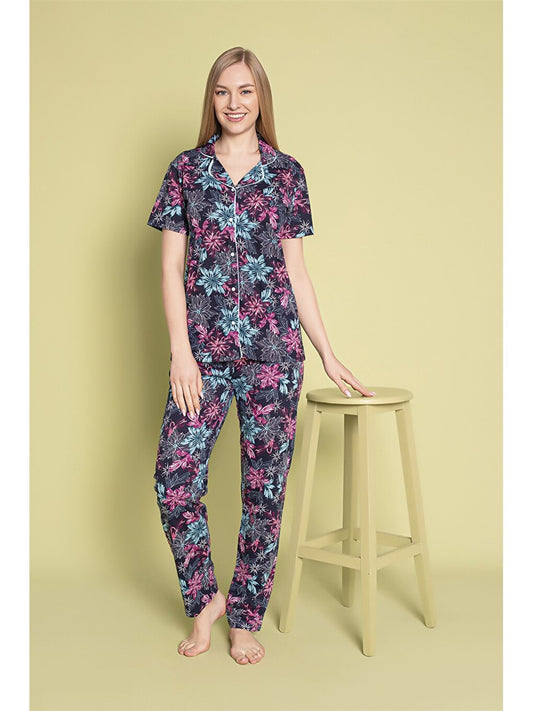 Patterned Women's Pajama Set