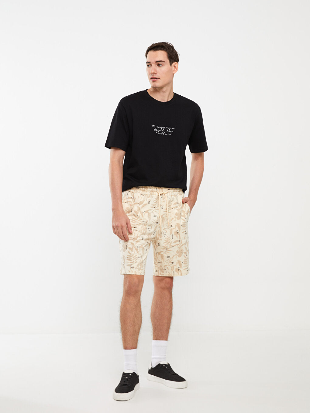 Slim Fit Men's Bermuda Shorts