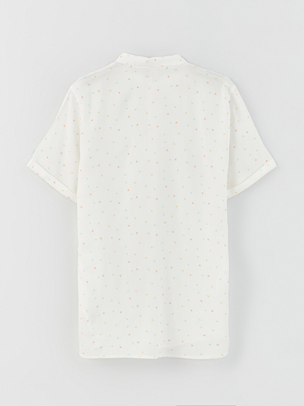 Patterned Short Sleeve Boy's Shirt